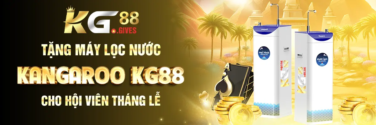 TẶNG MÁY LỌC NƯỚC KANGAROO KG88 CHO HỘI VIÊN THÁNG LỄ