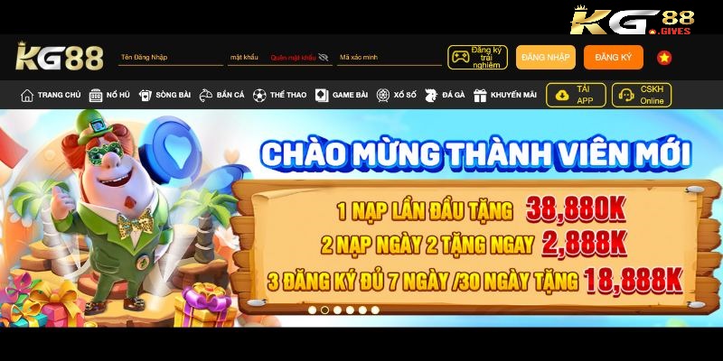 Đến trang chủ của nhà cái trước khi thực hiện tạo tài khoản